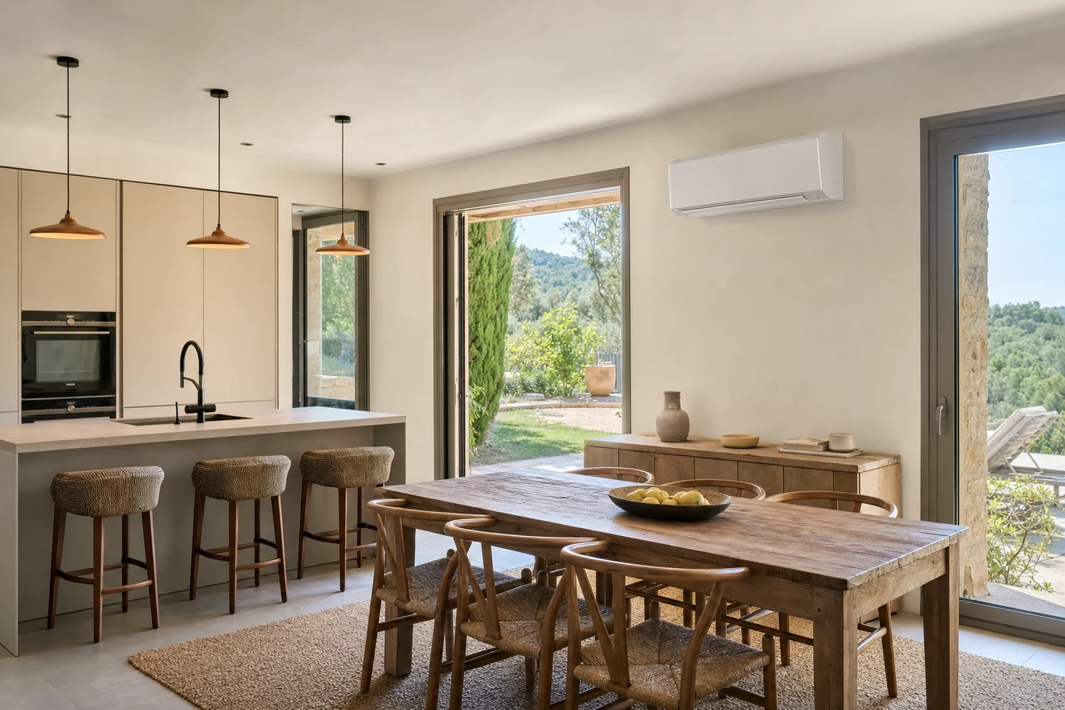 Aire acondicionado en cocina