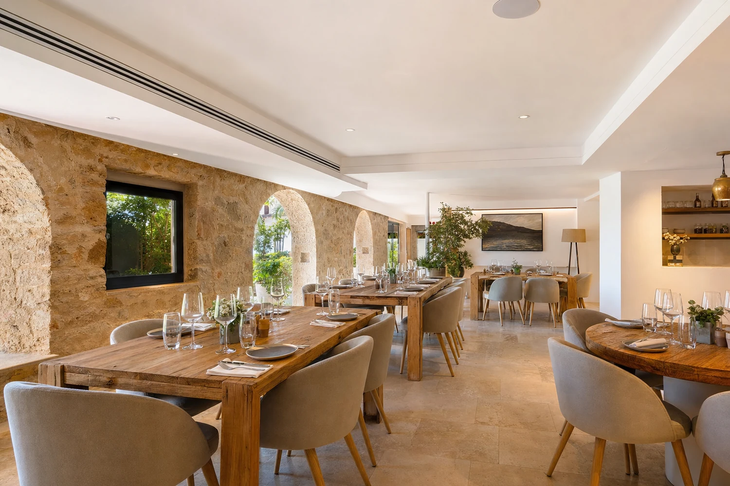 Restaurante climatizado